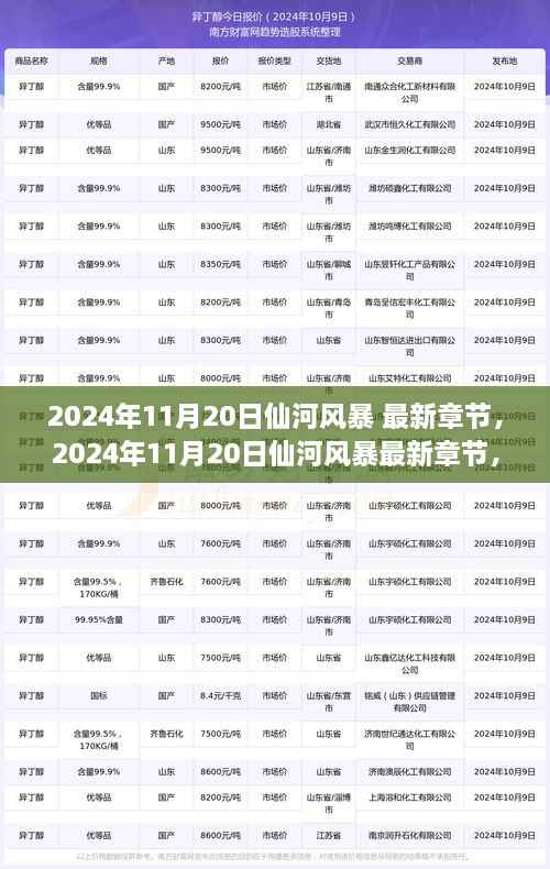 揭秘风暴背后的奇幻世界,仙河风暴最新章节揭晓(2024年11月20日)