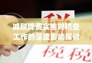 减税降费实施对稽查工作的深度影响探讨